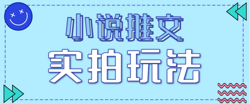 小說推文實拍玩法,零成本零門檻10元/單,輕松月收益萬元 - 嚴選資源大全 - 嚴選資源大全