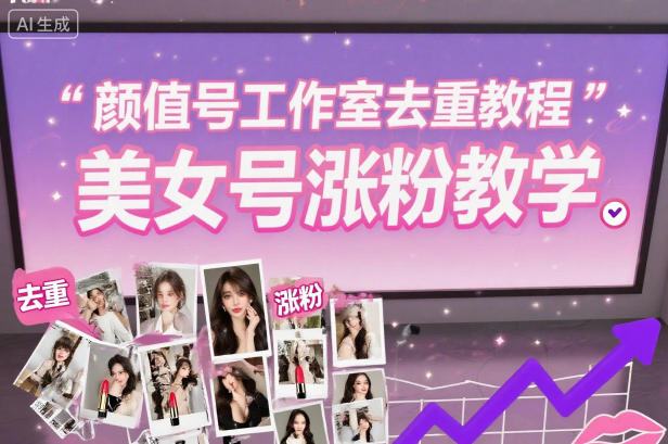 顏值號(hào)工作室去重教程,美女號(hào)漲粉教學(xué) - 嚴(yán)選資源大全