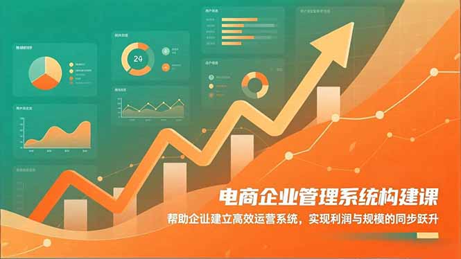 電商企業(yè)管理系統(tǒng)構(gòu)建課：幫助企業(yè)建立高效運(yùn)營系統(tǒng)，實(shí)現(xiàn)利潤與規(guī)模的同步躍升 - 嚴(yán)選資源大全