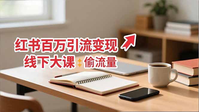 小紅書百萬引流變現(xiàn)-11月線下大課：分享從0到百萬引流路徑，手把手教偷流量、拿結(jié)果 - 嚴(yán)選資源大全 - 嚴(yán)選資源大全